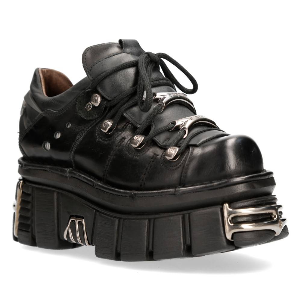 New Rock - M-120N-S27 Plateausneaker - Schwarz